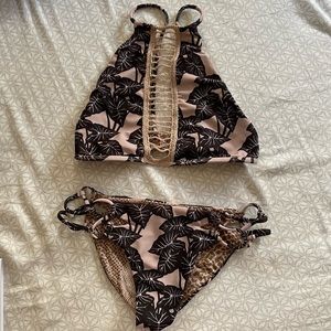 Acacia Swimwear Black Elephant Set